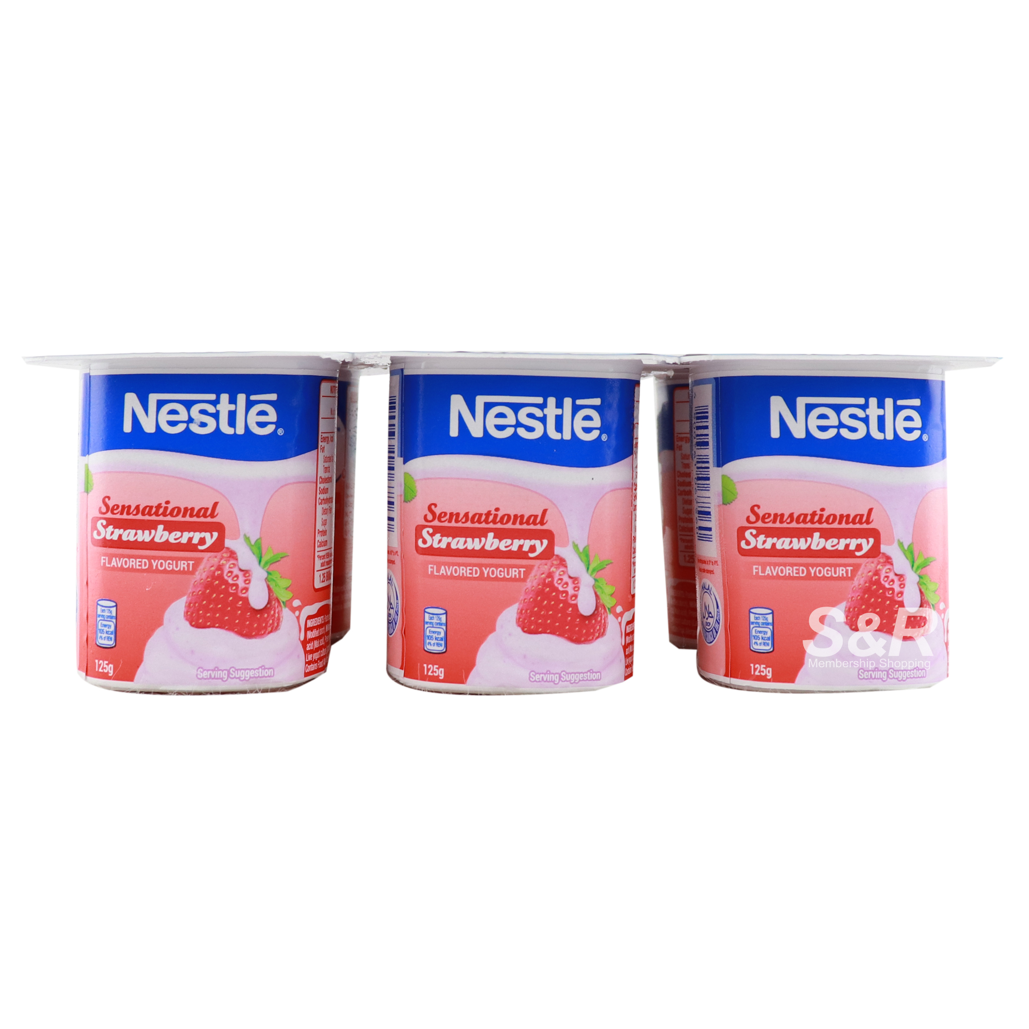 Nestle Sensational Strawberry Flavored Yogurt 6pcs